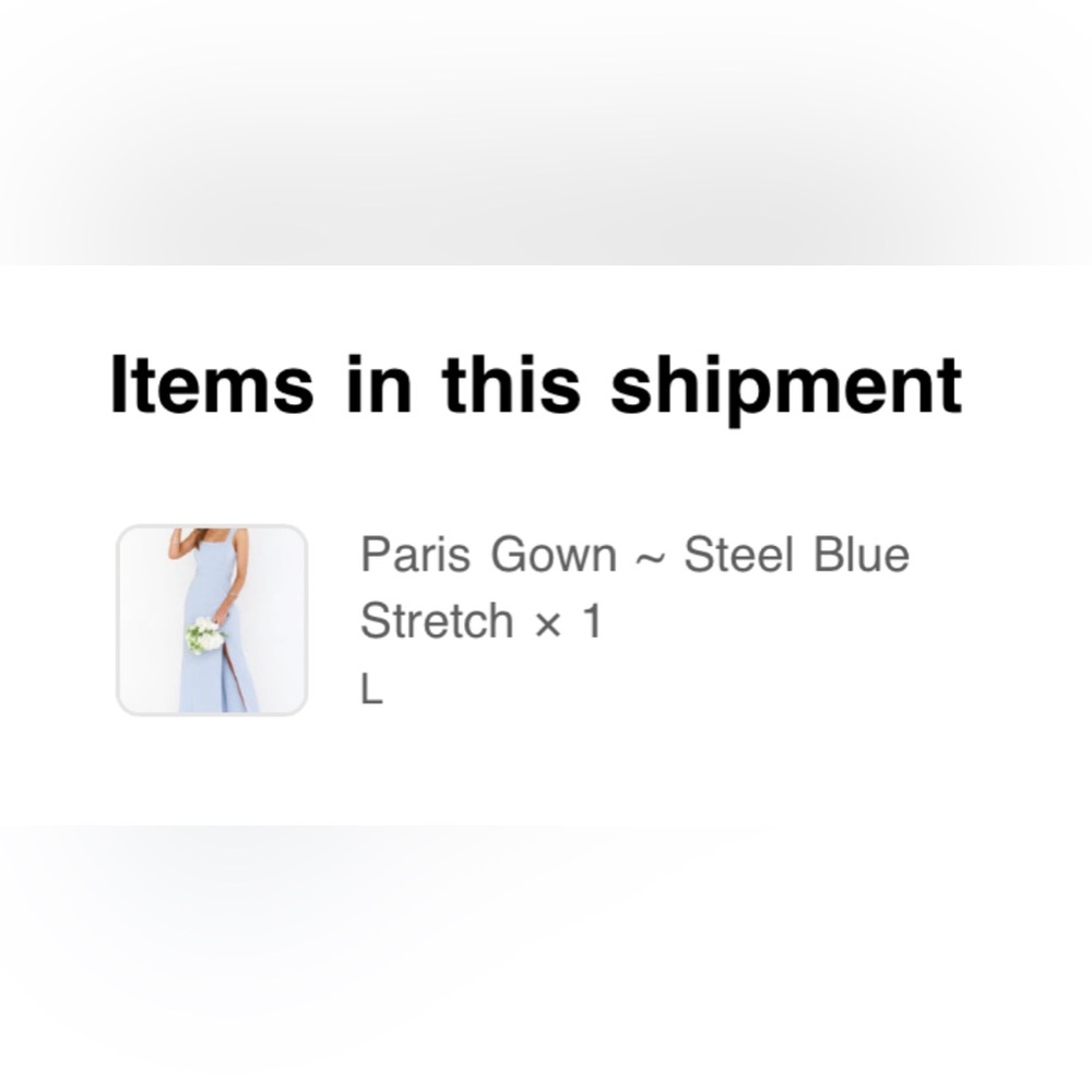 Show me your Mumu - Paris Gown - Steel Blue - Strech - Large